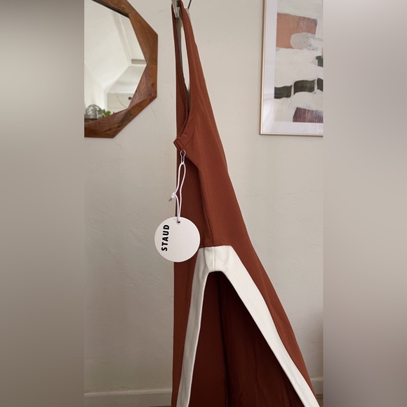 STAUD Pointer Top in tan brown- size small - Picture 12 of 17